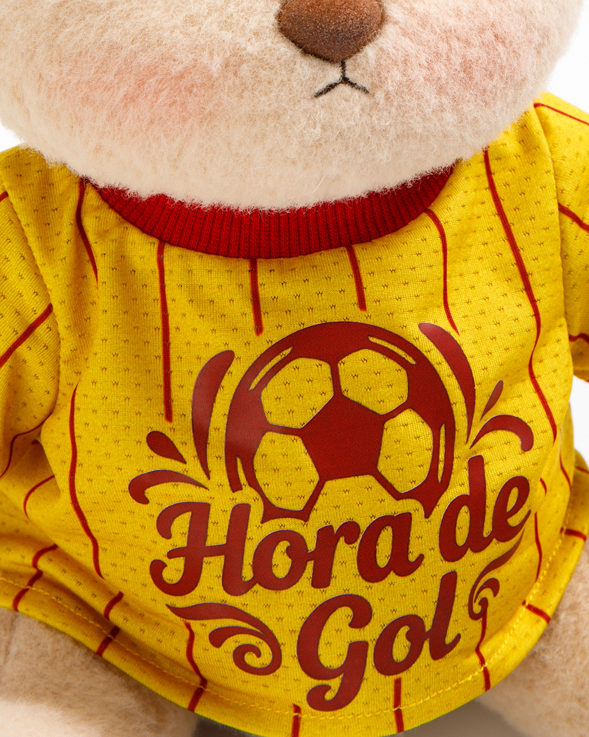 Getahug Soccer Goal Time Teddy Bear | Handmade Jointed Stuffed Animal Gift for Football Fans
