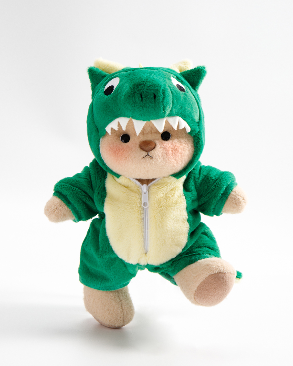 Getahug Green T-Rex Bear | Handmade Jointed Teddy Bear Stuffed Animal Gift