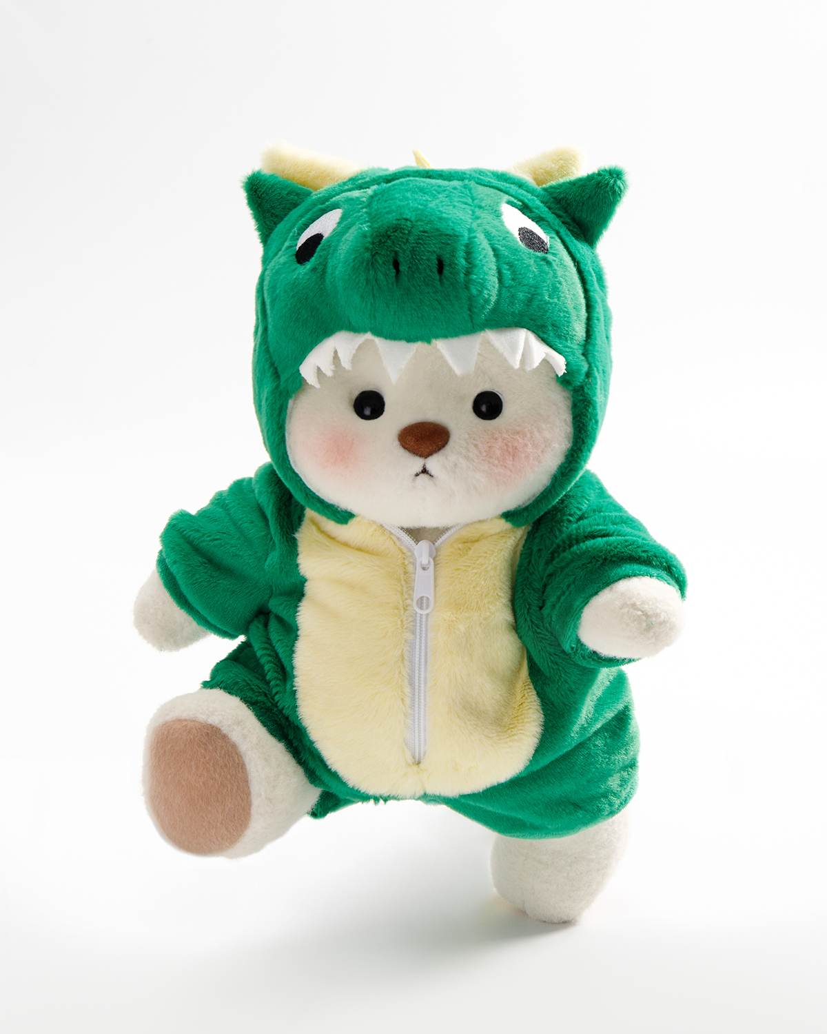 Getahug Green T-Rex Bear | Handmade Jointed Teddy Bear Stuffed Animal Gift