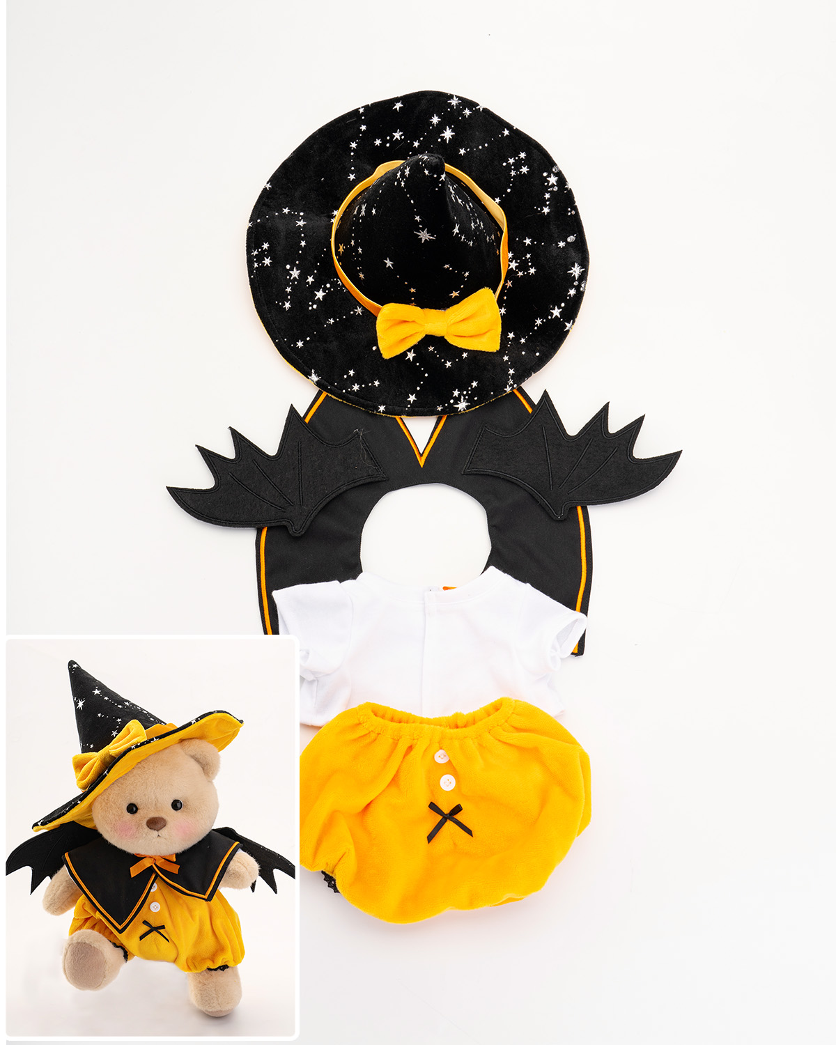 Halloween Bat Cape Set(Outfit Only) | Teddy Bear Clothes(Pre-sale)