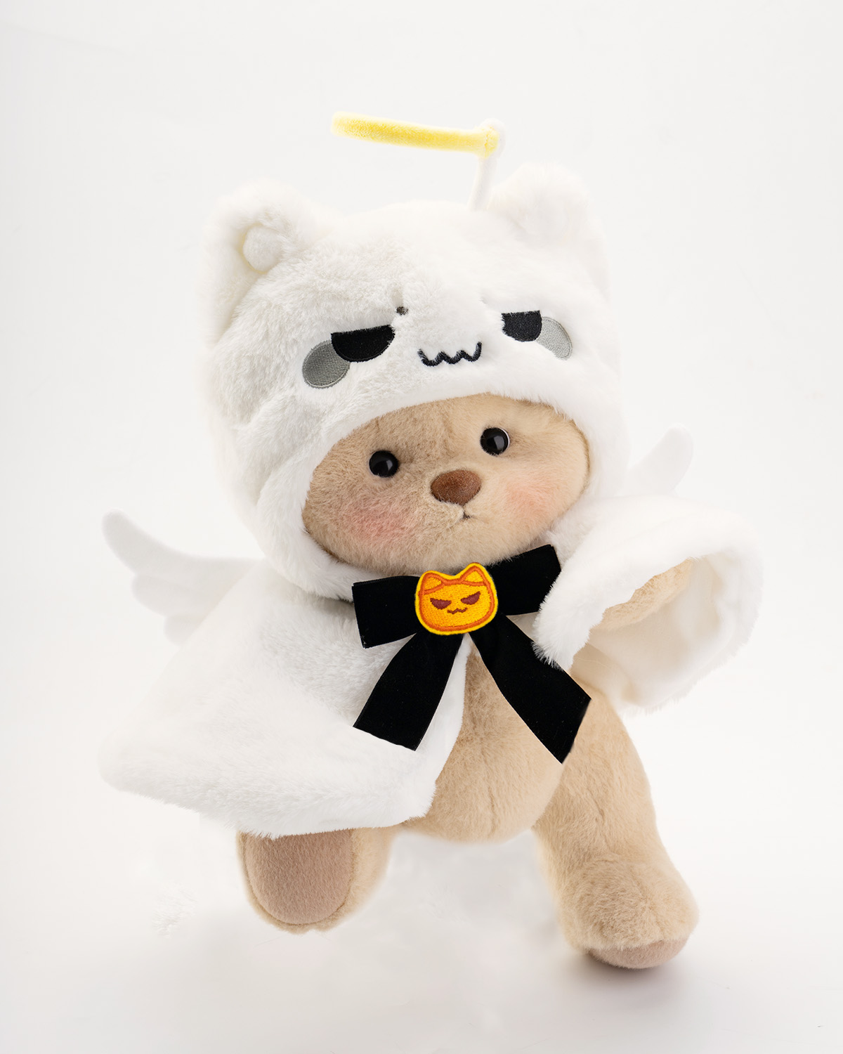 teddy Pre-Owned Brown Monogram Velour DouDou Teddy Bear QJH0C24H0B002