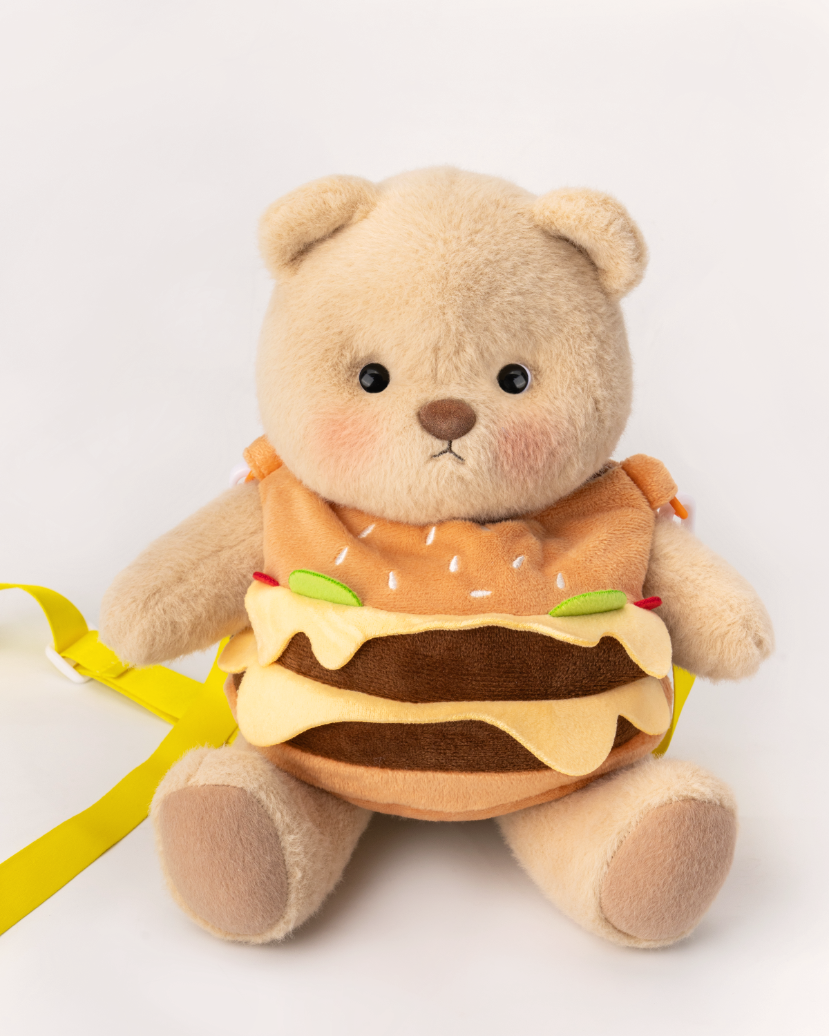 Getahug Hamburger Strap Takeout Bag Bear Handmade Jointed Teddy Bear Gift