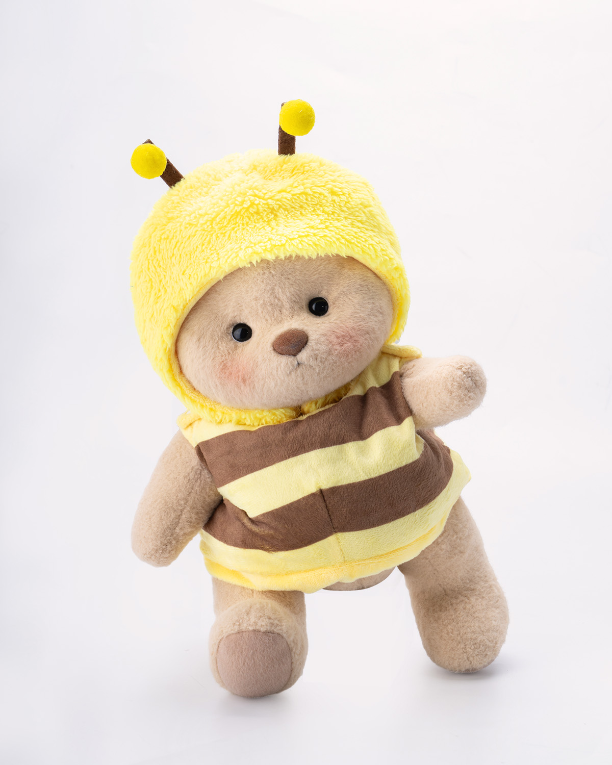 Getahug Happy Little Honey Bee Bear | Handmade Jointed Teddy Bear Gift