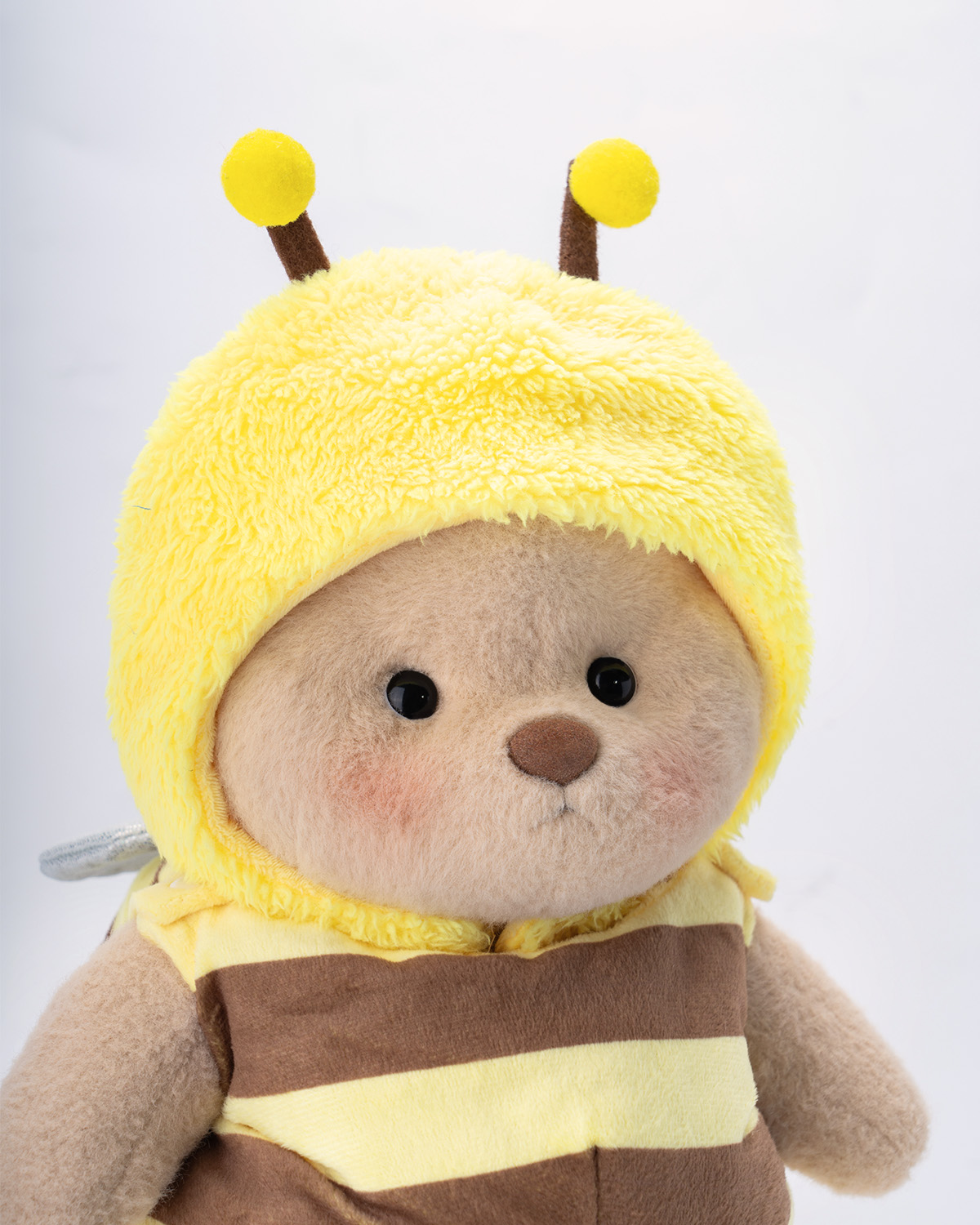 Getahug Happy Little Honey Bee Bear | Handmade Jointed Teddy Bear Gift