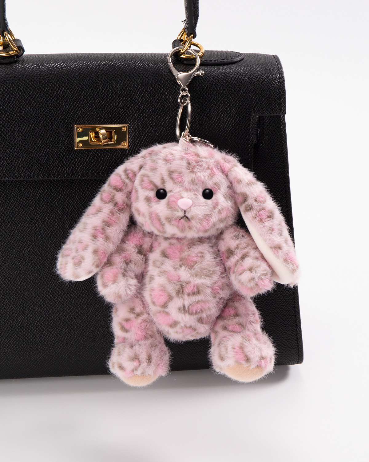 Getahug Kiki Leopard Bunny Charm | Limited Edition 5.9 Inches Jointed Plush Animal Gift