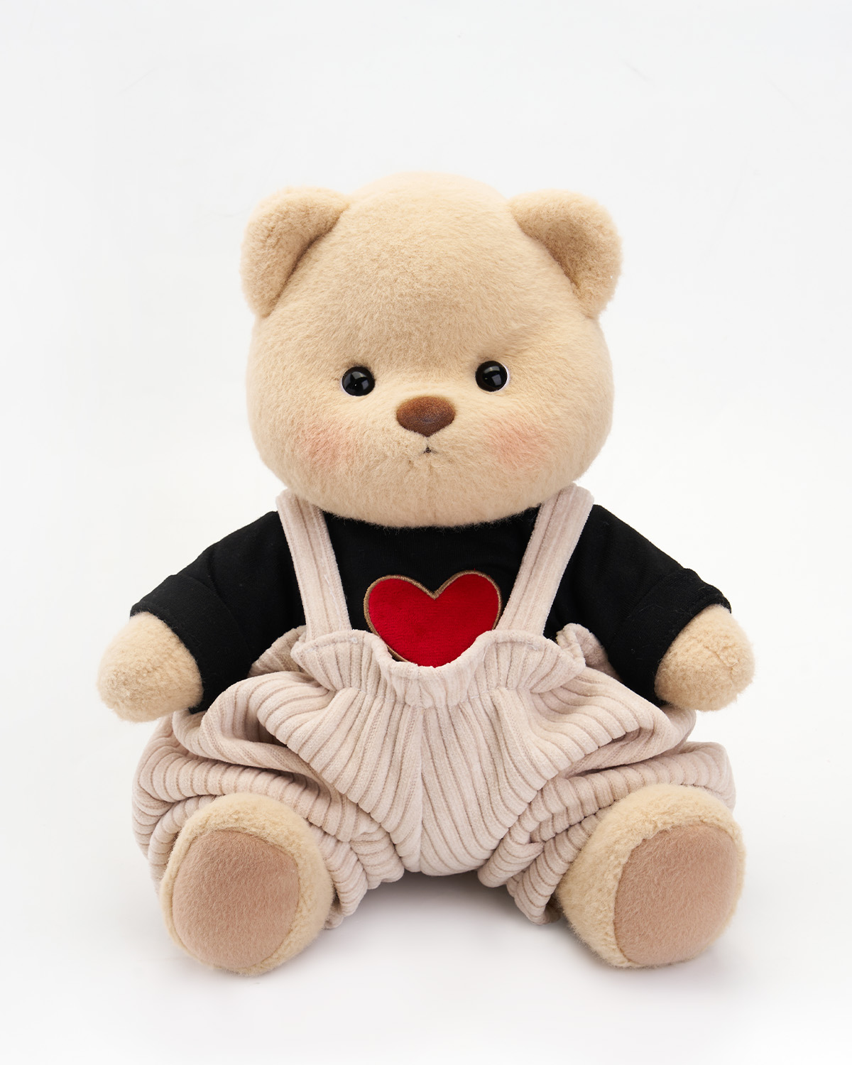 Getahug Love Khaki Overalls Bear | Handmade Jointed Teddy Bear Gift