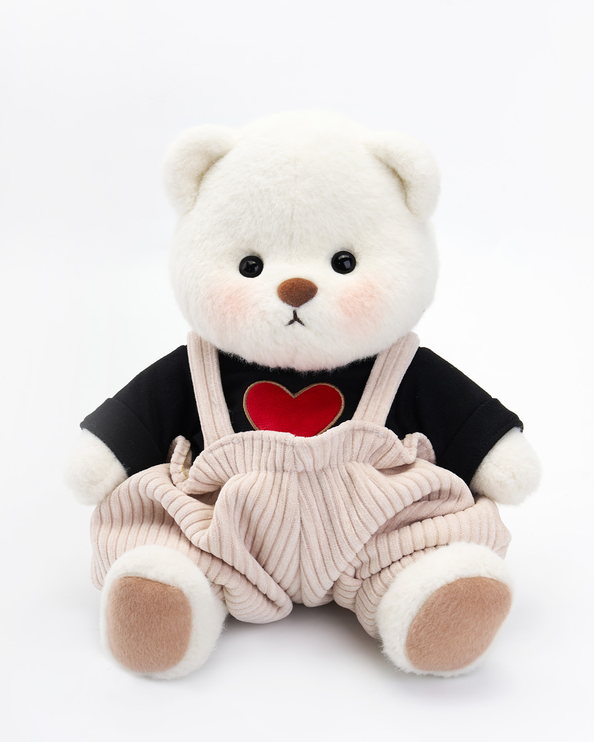 Getahug Love Khaki Overalls Bear | Handmade Jointed Teddy Bear Gift
