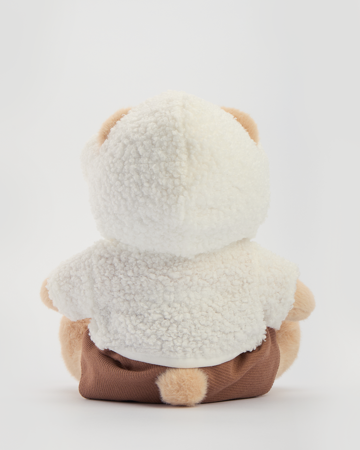 Getahug Love White Polar Fleece Bear | Mother's Day Handmade Jointed Teddy Bear Gift