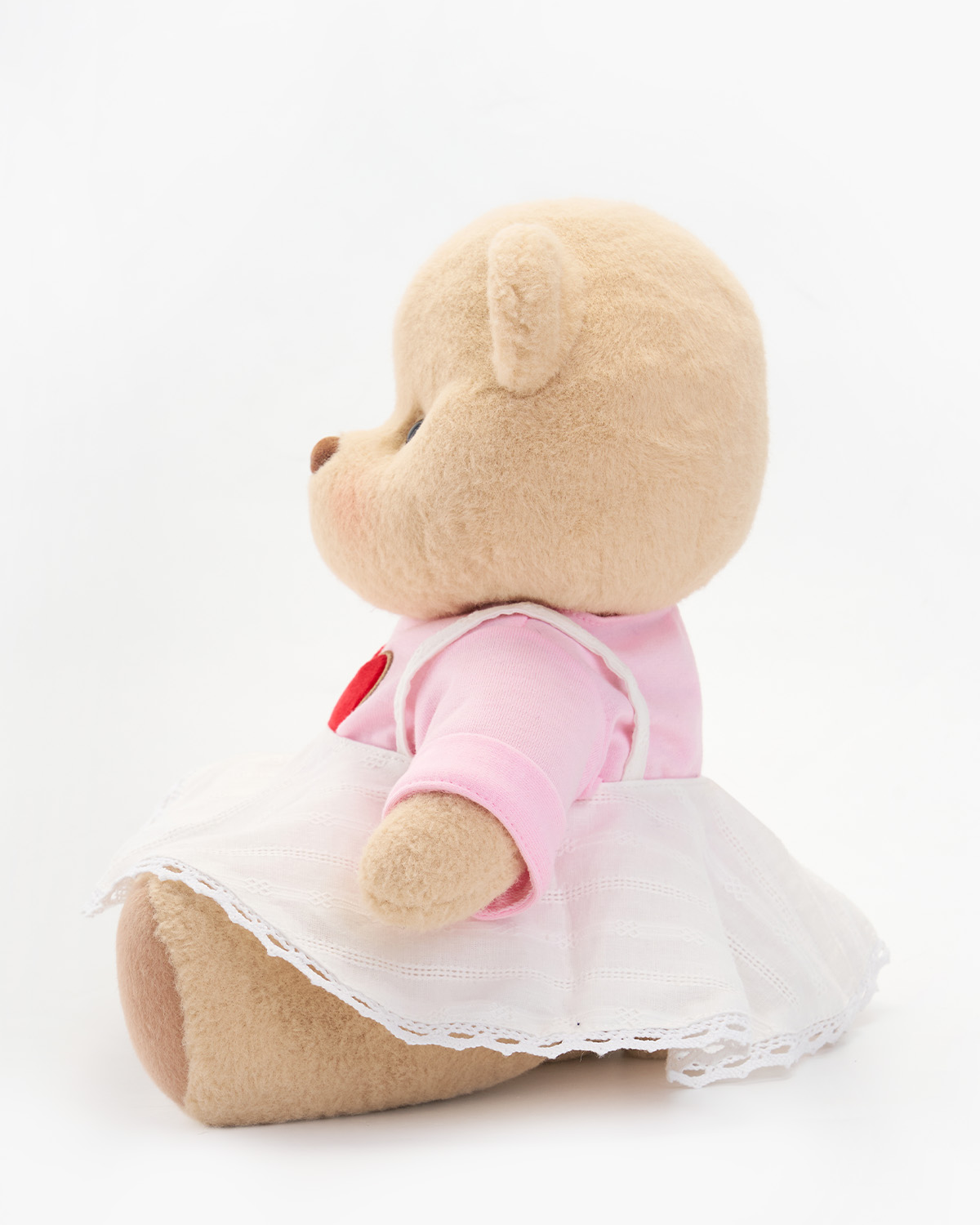 Getahug Love White Skirt Bear | Handmade Jointed Teddy Bear Gift