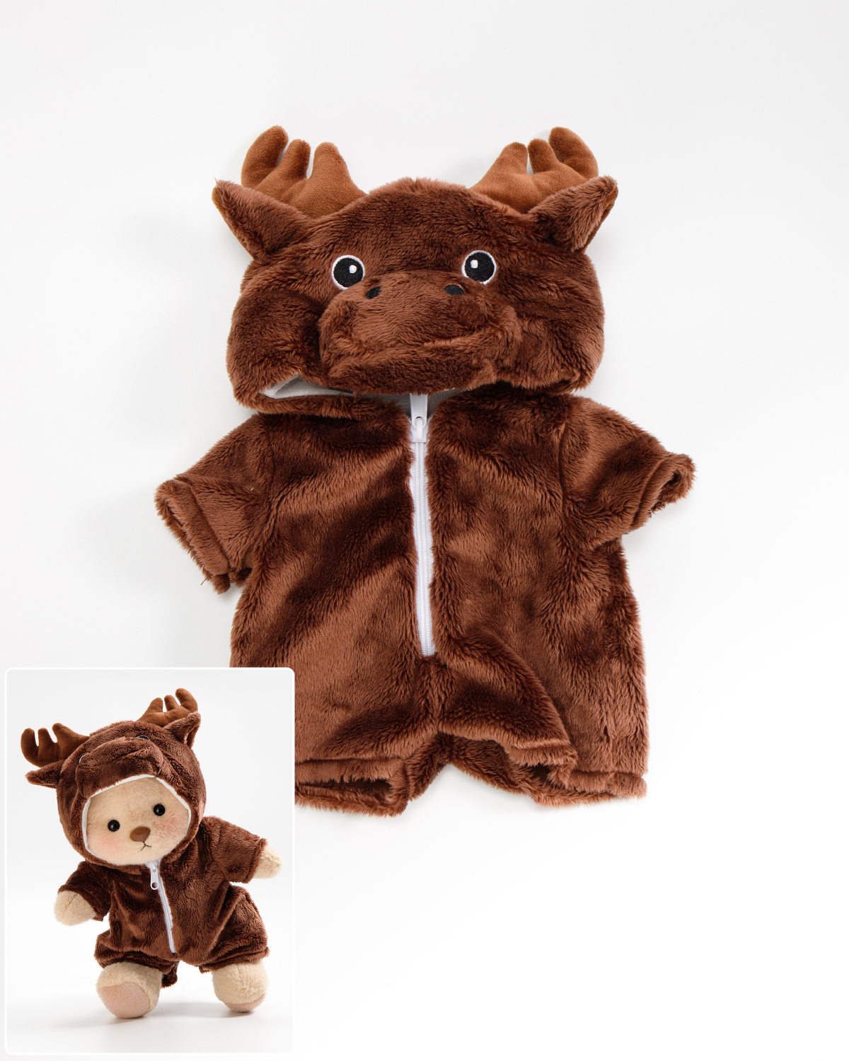🫎Moose Onesie (Outfit Only) | 12 Inches Stuffed Animal Clothes