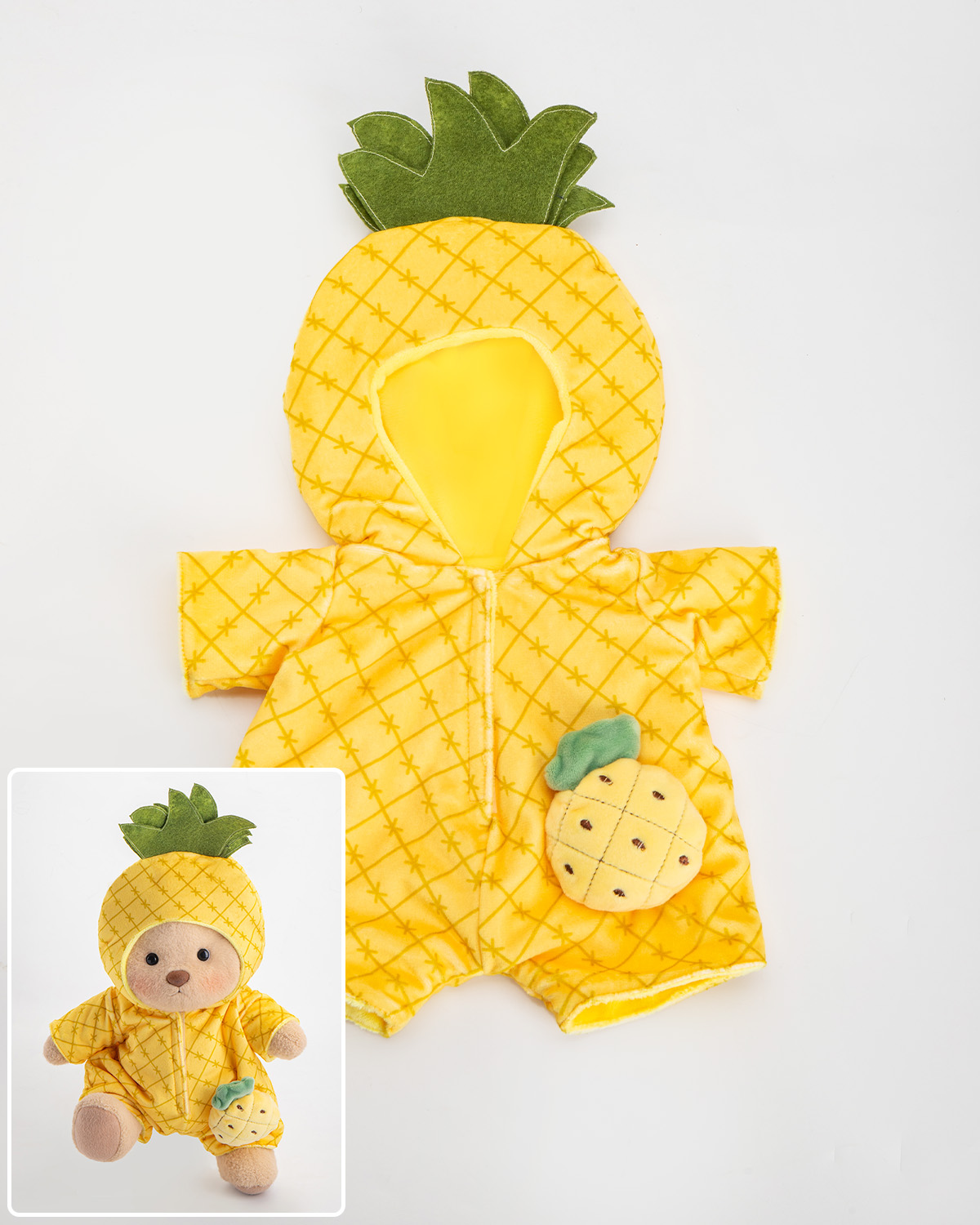 Getahug🍍Pineapple Bear | Handmade Jointed Teddy Bear Gift