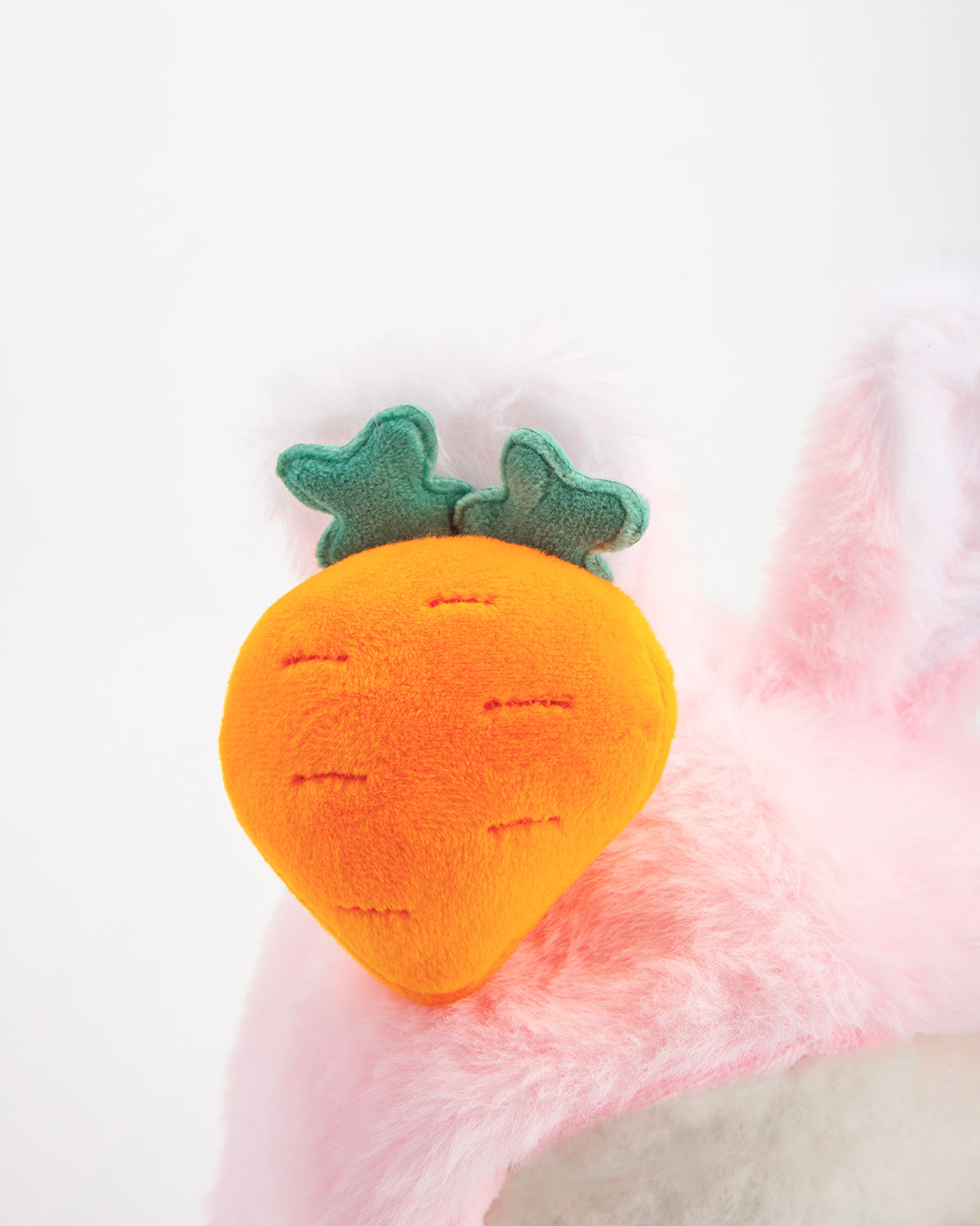 Getahug Pink Bunny Carrot Bear | Easter Handmade Jointed Teddy Bear Gift