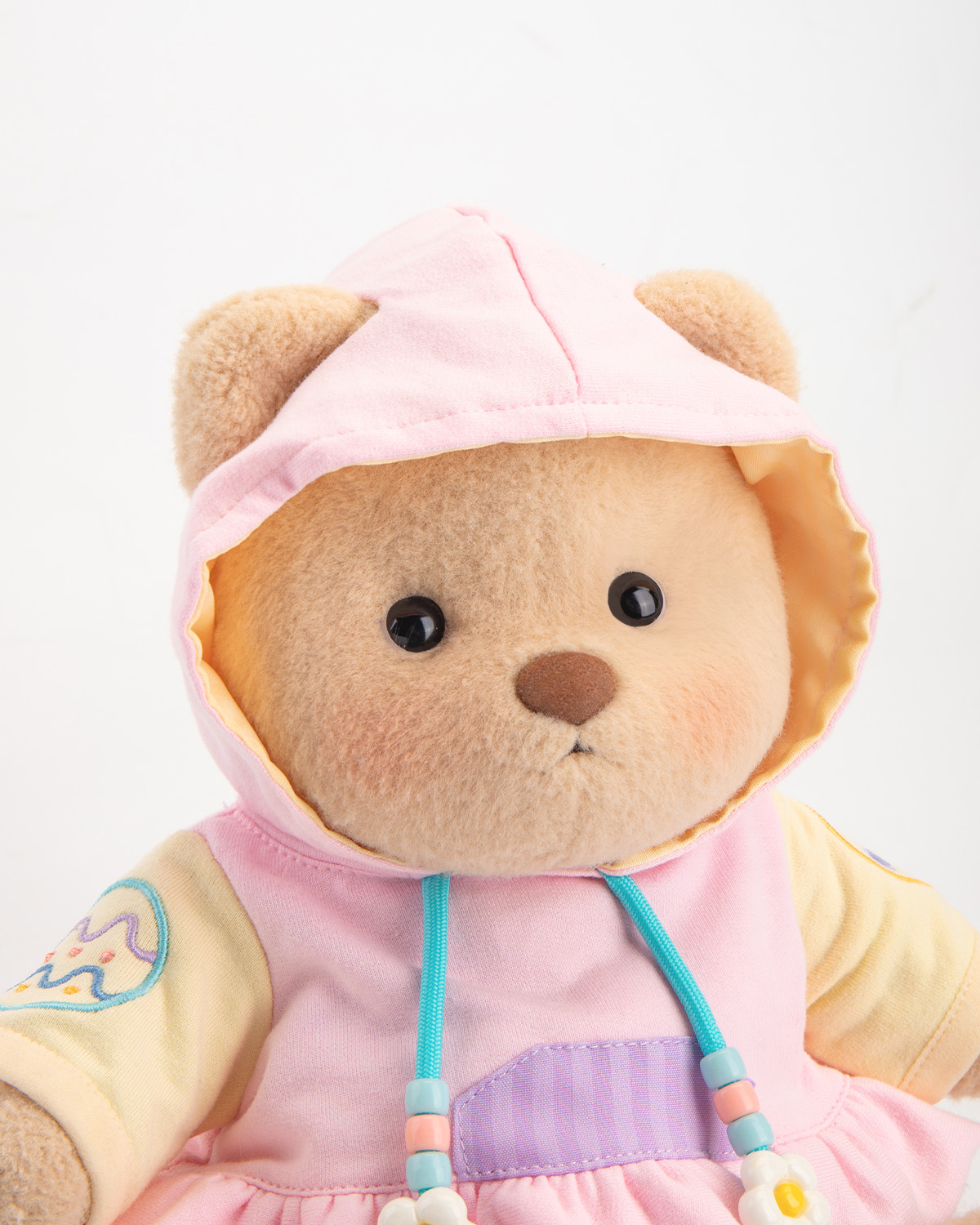 Getahug Pink Easter Egg Hoodie Bear | Handmade Jointed Teddy Bear Gift