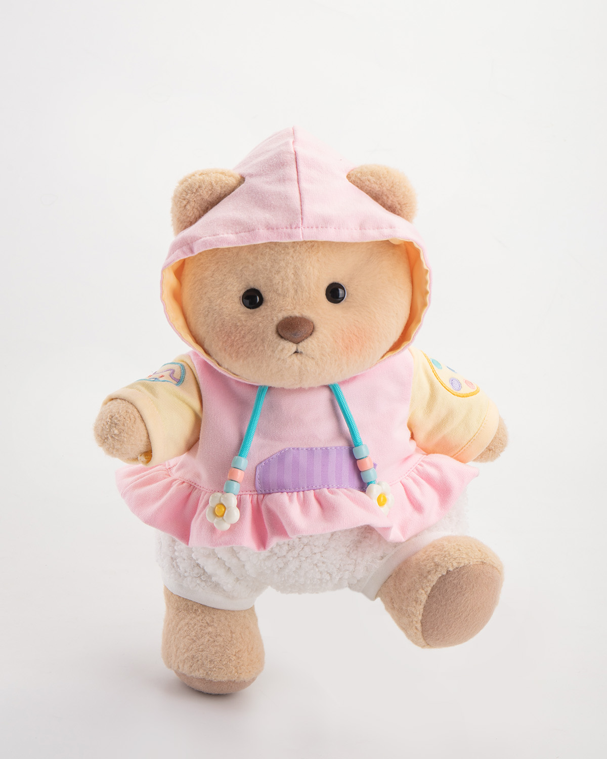 Getahug Pink Easter Egg Hoodie Bear | Handmade Jointed Teddy Bear Gift