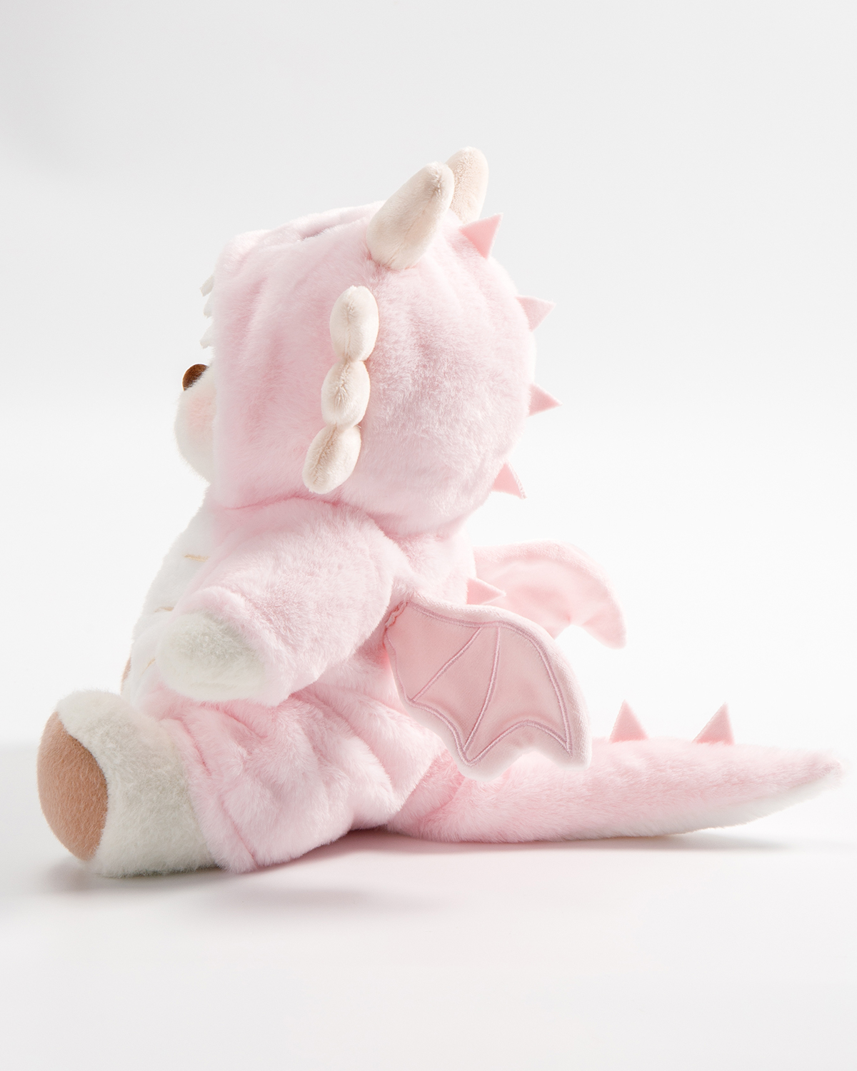 Getahug Pink Flying Dino Bear | Handmade Jointed Teddy Bear Stuffed Animal Gift
