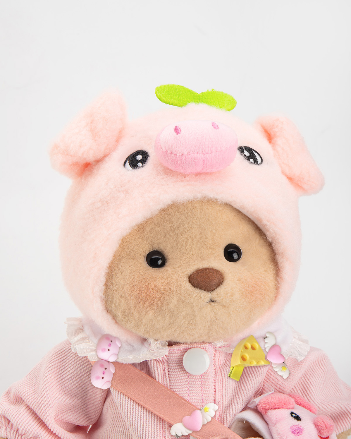 Getahug Pink Piggy Bear | Handmade Jointed Teddy Bear Gift