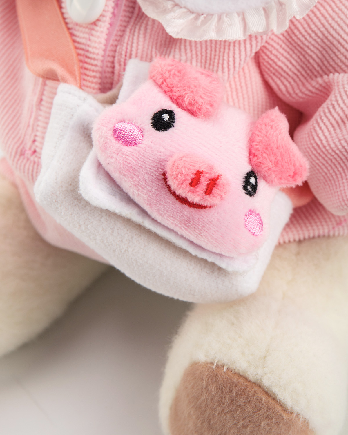 Getahug Pink Piggy Bear | Handmade Jointed Teddy Bear Gift