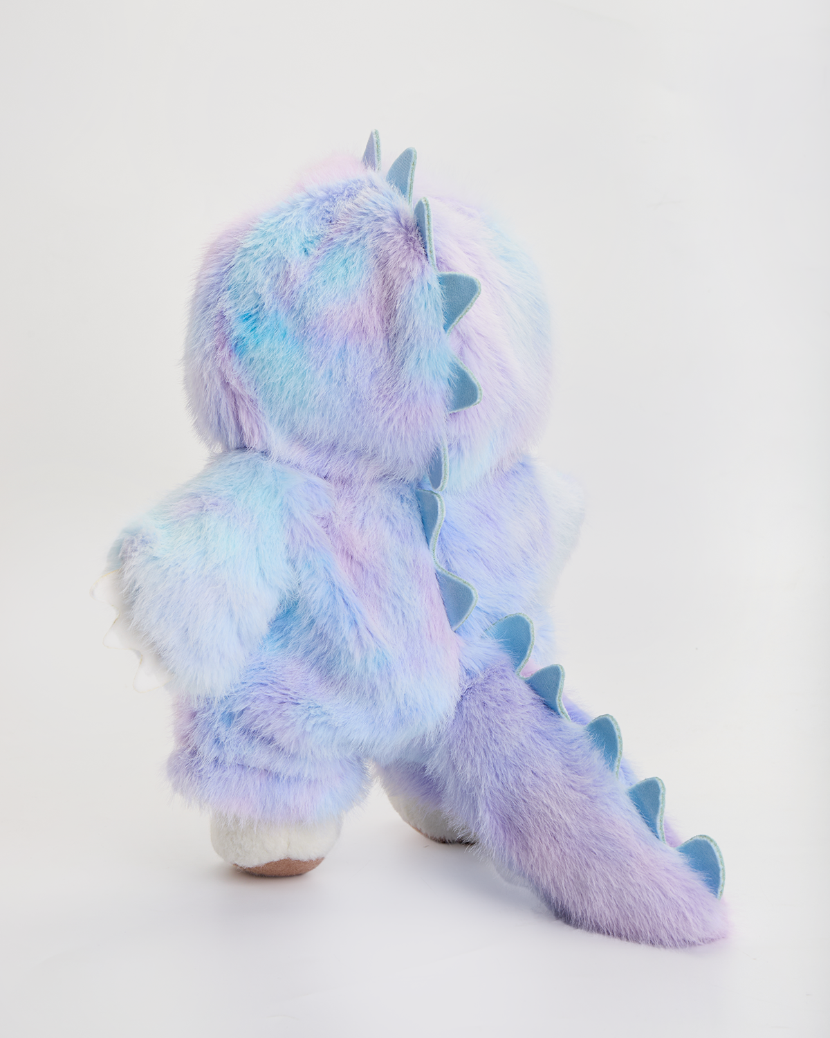 Getahug Rainbow Blueish Purple Dino Bear  Handmade Jointed Teddy Bear Gift