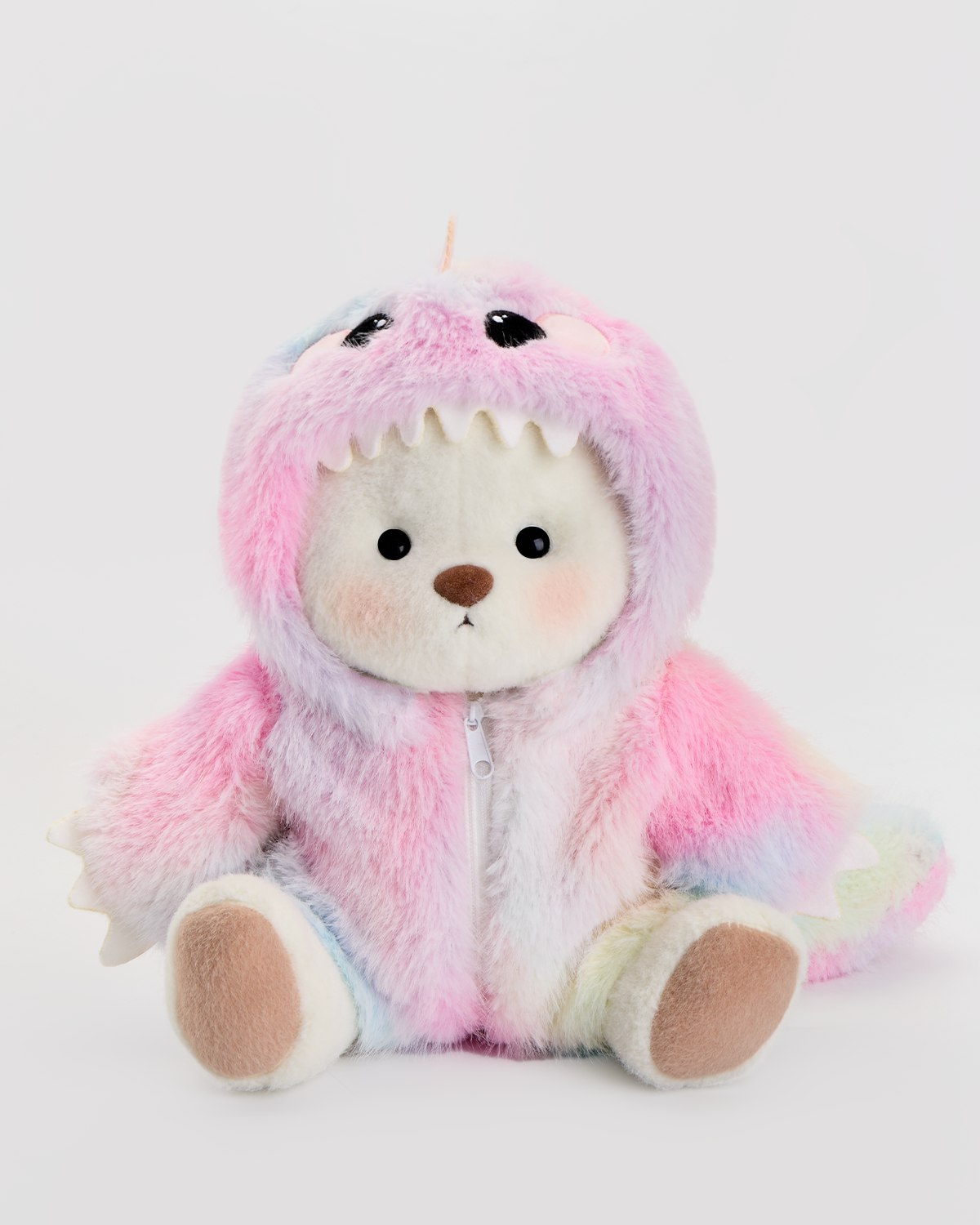 Getahug Rainbow Dino Bear | Handmade Jointed Teddy Bear Gift