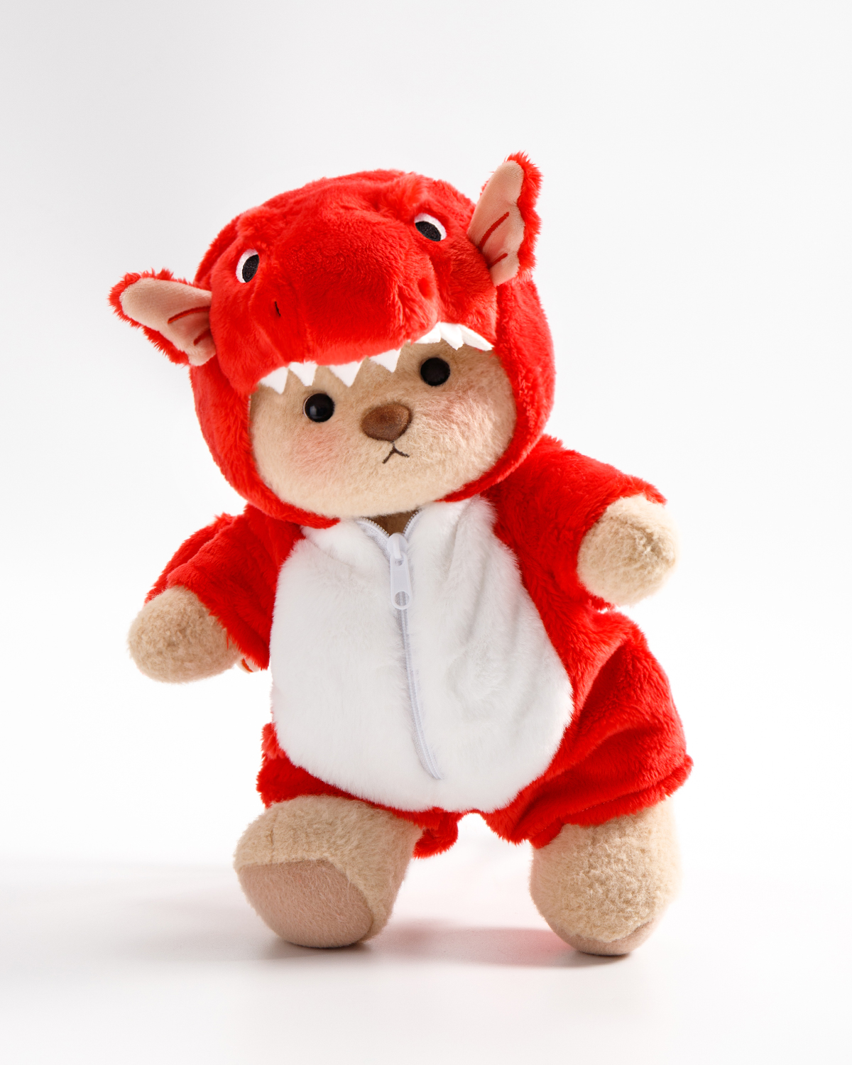 Getahug Red Pteranodon Bear | Handmade Jointed Teddy Bear Stuffed Animal Gift