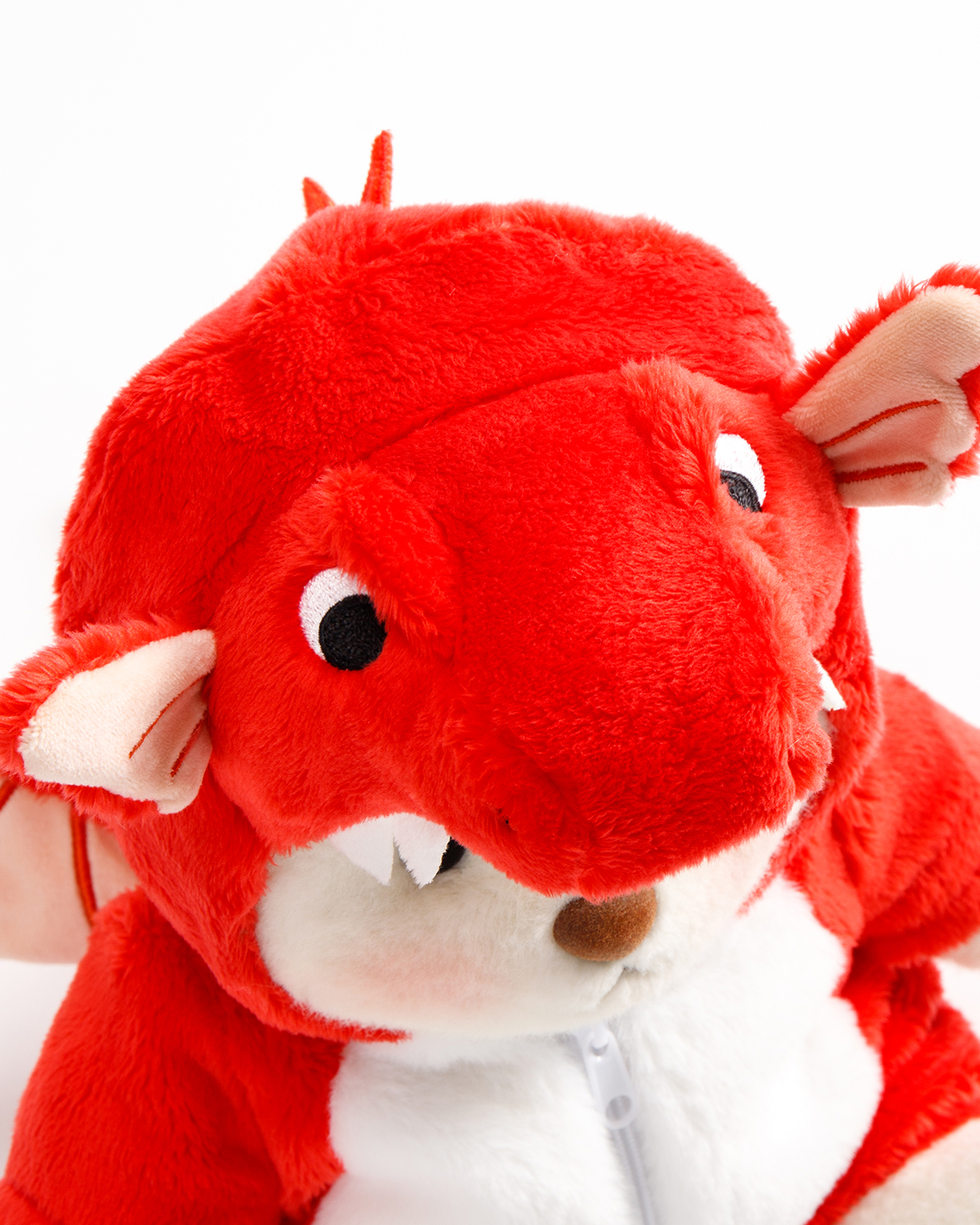 Getahug Red Pteranodon Bear | Handmade Jointed Teddy Bear Stuffed Animal Gift