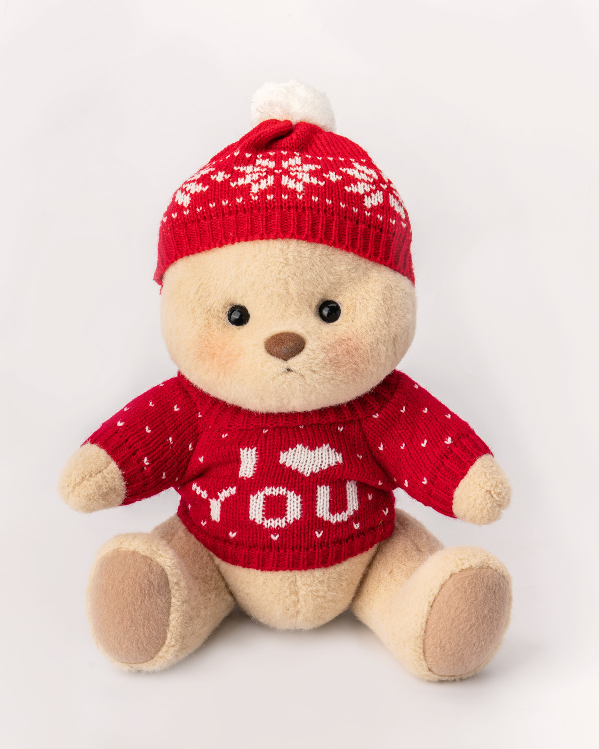 Getahug Red Sweater Bear | Handmade Christmas Gift