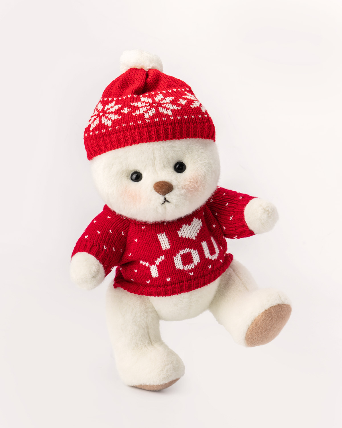 Getahug Red Sweater Bear | Handmade Christmas Gift