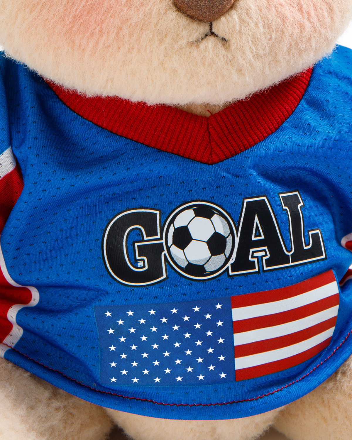Getahug Soccer Star Goal Teddy Bear | Handmade Jointed Stuffed Animal Gift for Football Fans