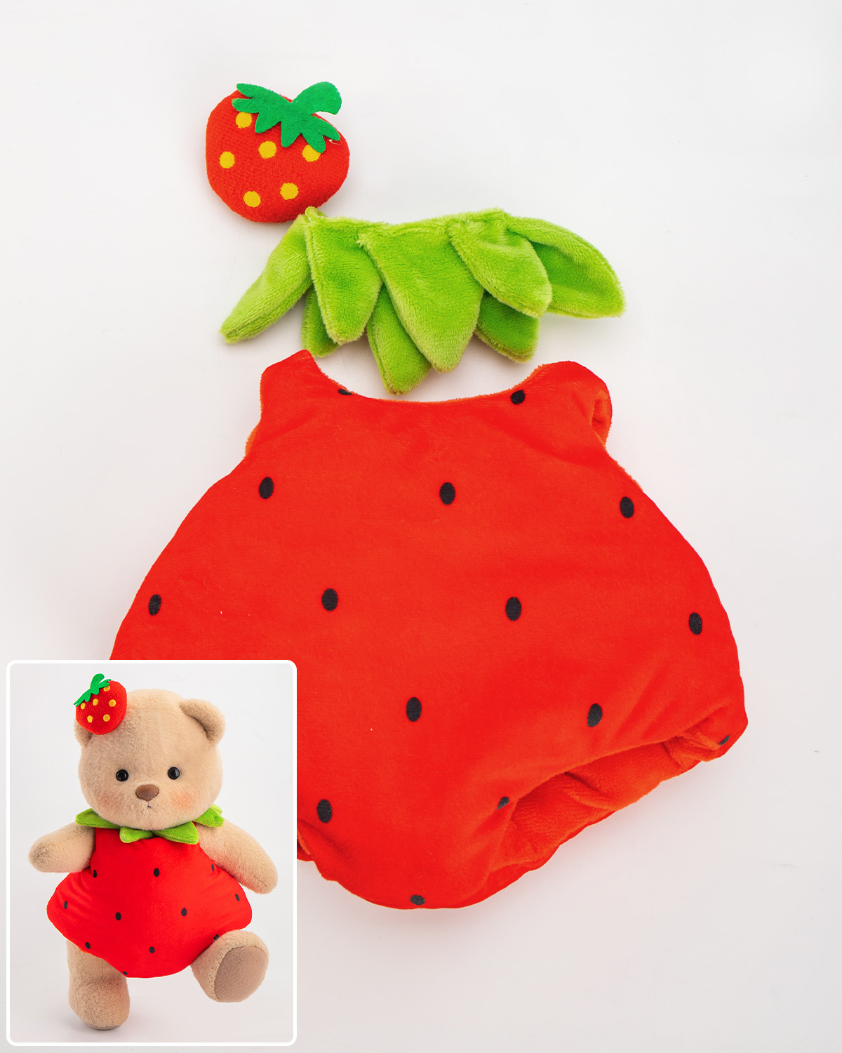 🍓Strawberry Set(Outfit Only) | Teddy Bear Clothes