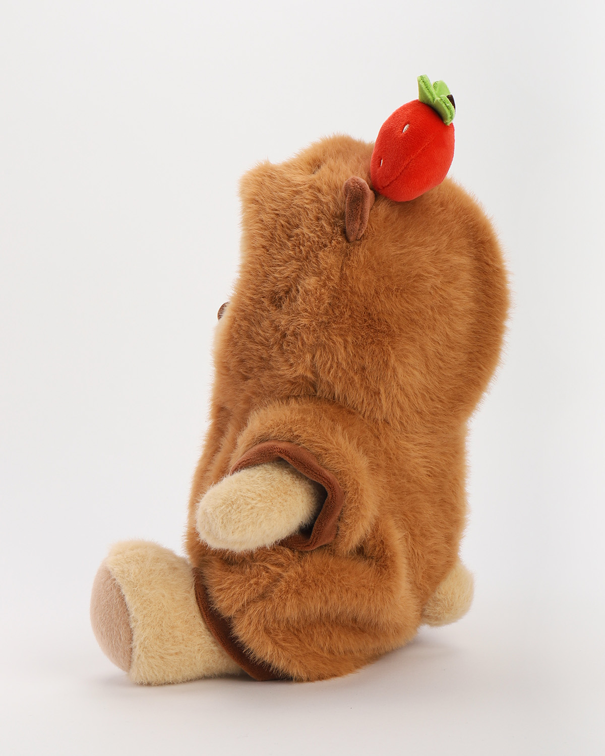 Getahug Strawberry Brown Capybara Bear | Handmade Jointed Teddy Bear Gift
