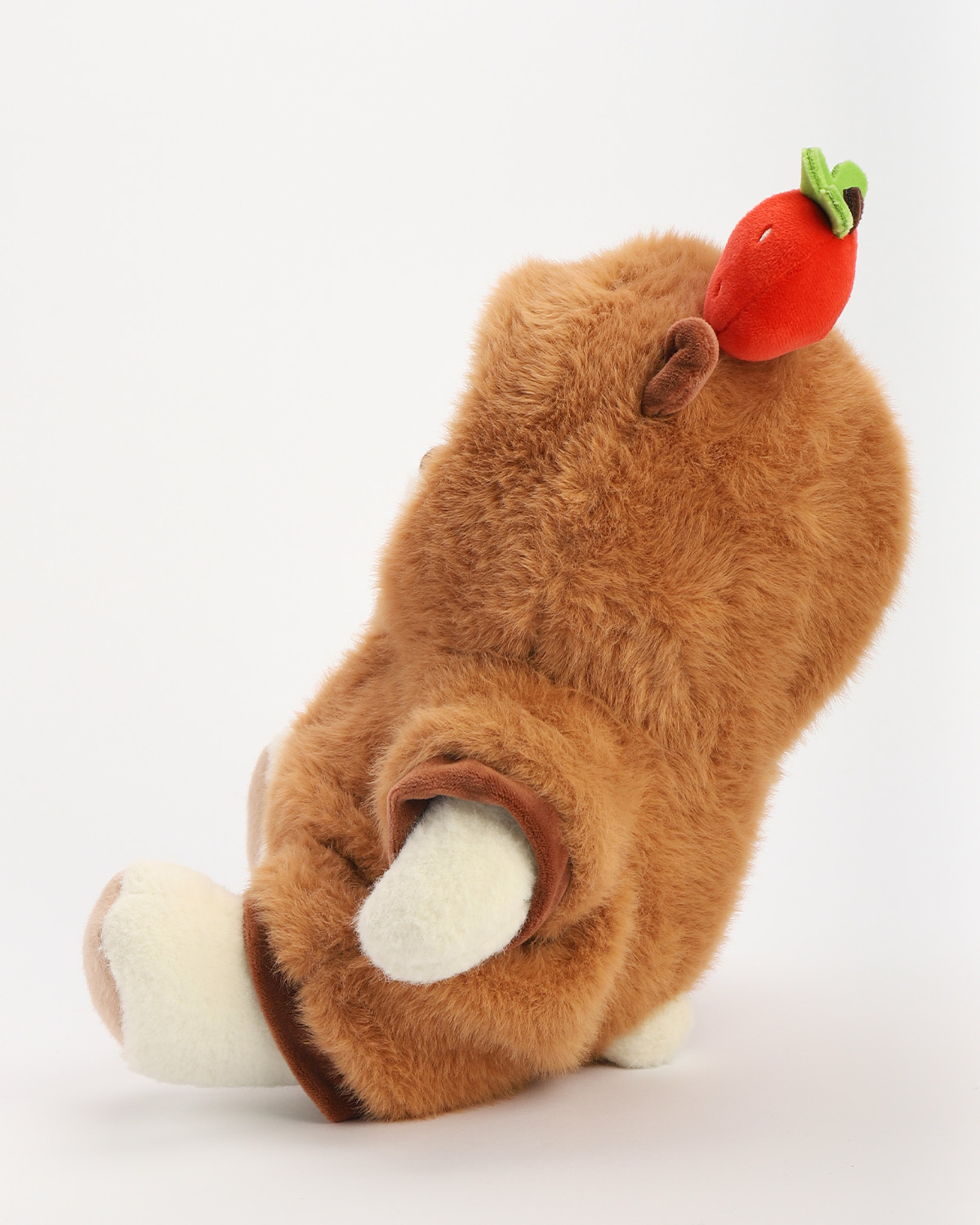 Getahug Strawberry Brown Capybara Bear | Handmade Jointed Teddy Bear Gift
