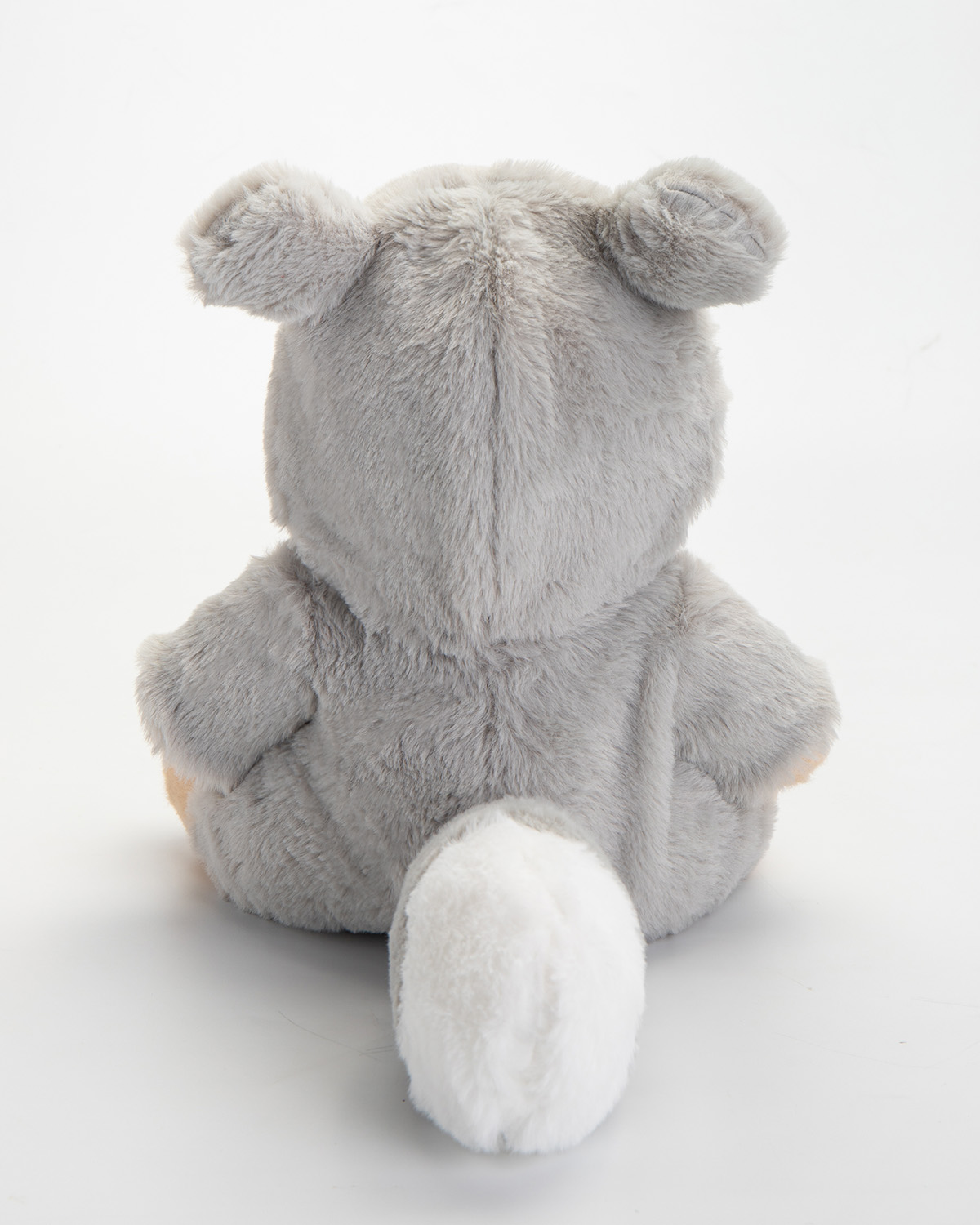 Getahug Fluffy Totoro White Teddy Bear | Handmade Jointed Toy Gift