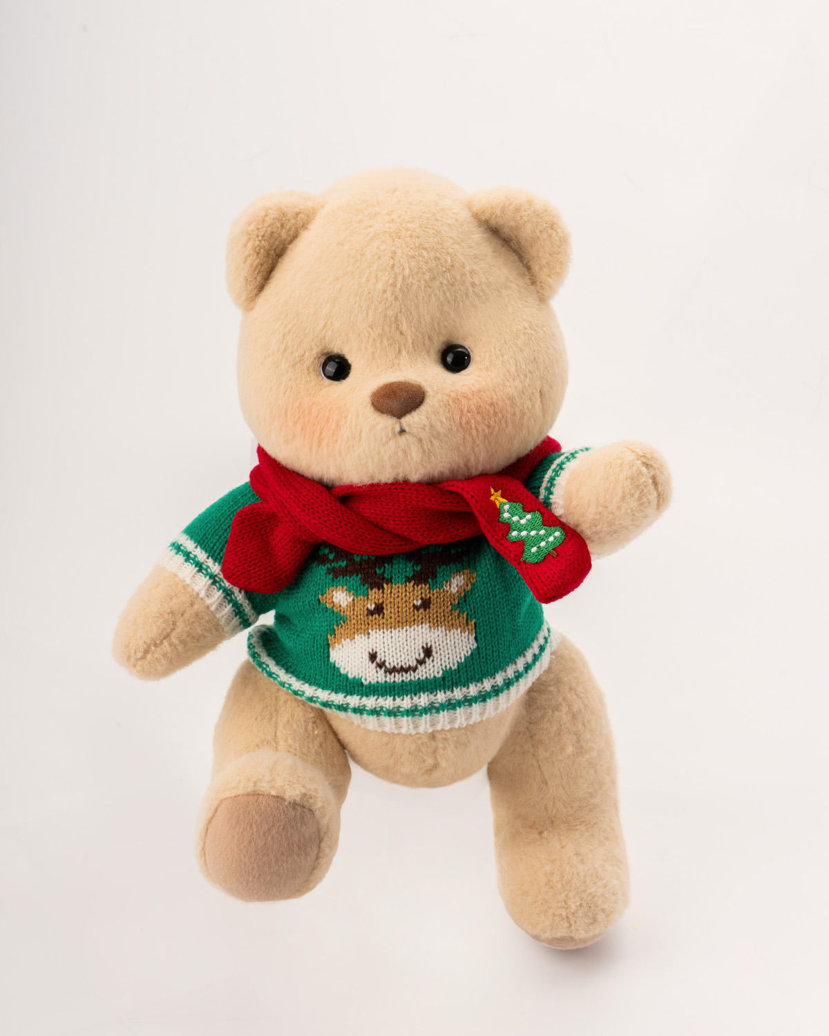Getahug Green Sweater Bear | Handmade Christmas Gift
