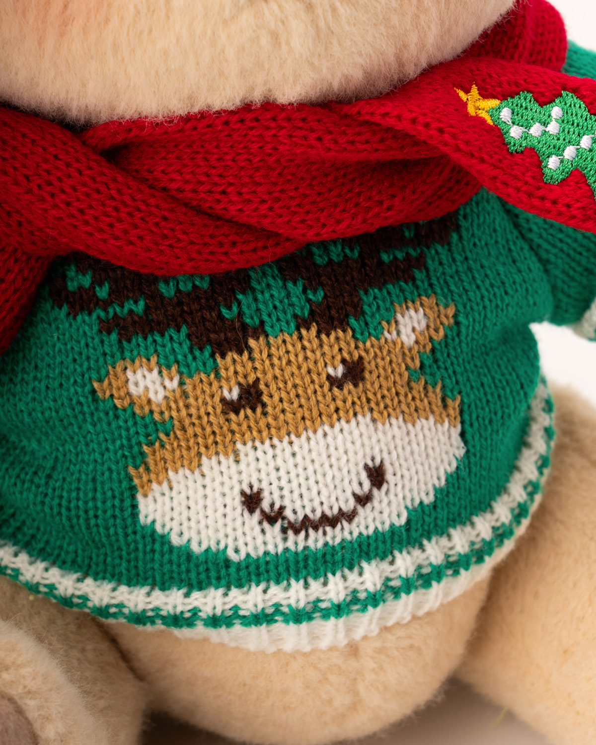 Getahug Green Sweater Bear | Handmade Christmas Gift