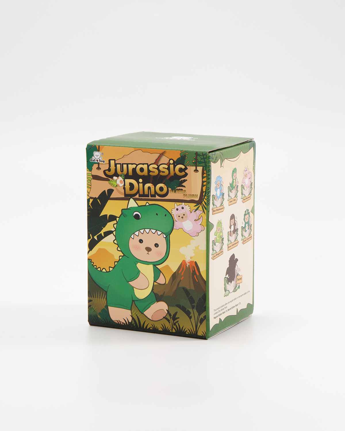 Getahug Jurassic Dino Series Plush Mini Bear Blind Box | 5.9 Inches Bag Charm Keychains Gift