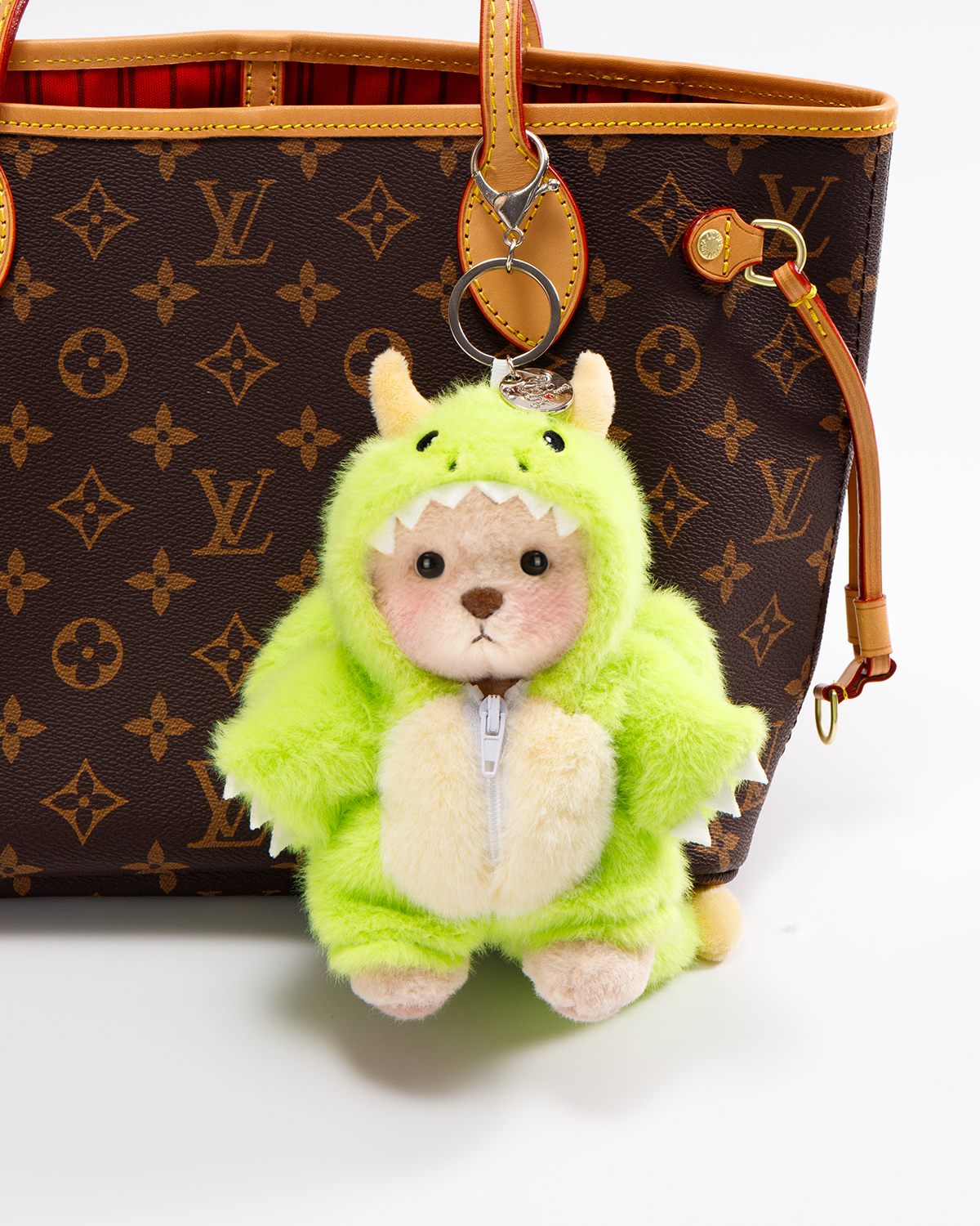 Getahug Jurassic Dino Series Plush Mini Bear Blind Box | 5.9 Inches Bag Charm Keychains Gift