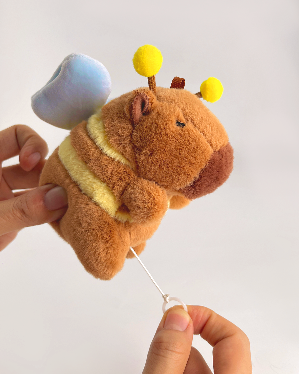 Little Bee Capybara Stuffed Animal Pendant