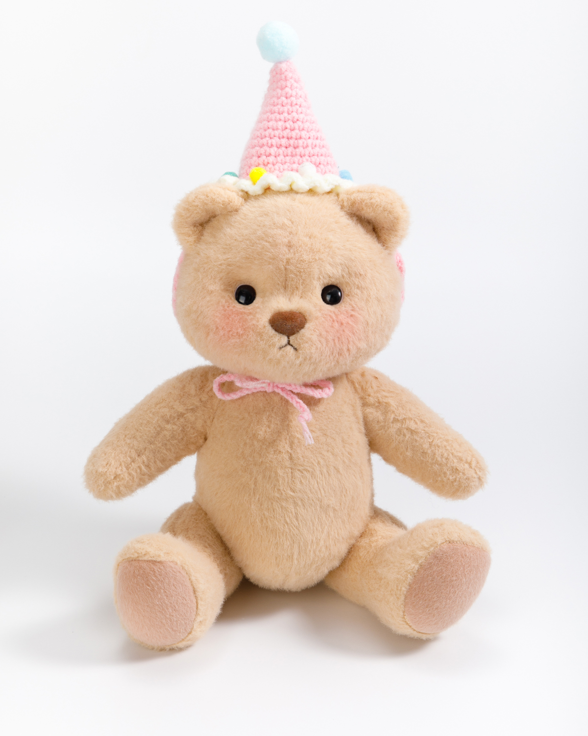 Pink Knitted Hat | Accessories Suitable for 12 Inches Stuffed Animals