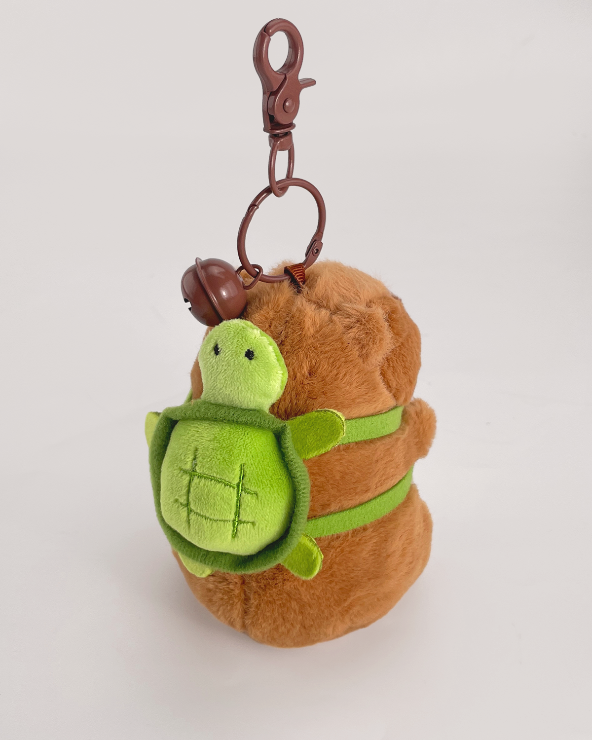 Turtle Capybara Stuffed Animal Pendant