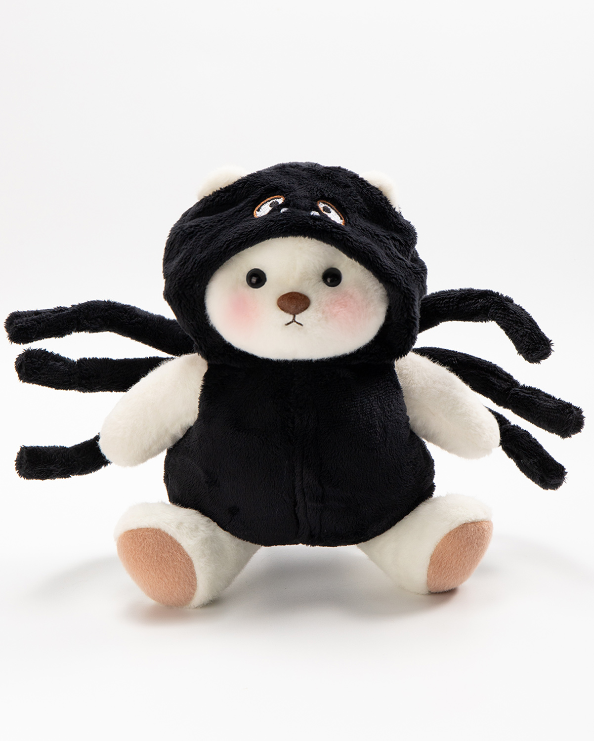 Getahug Halloween Black Spider Bear | Handmade Jointed Teddy Bear Stuffed Animal Gift