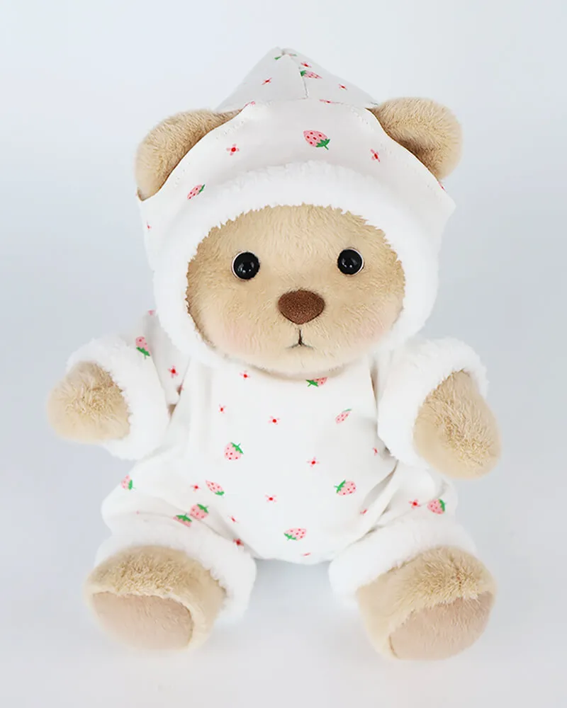 White Strawberry Set(Outfit Only) | Teddy Bear Clothes