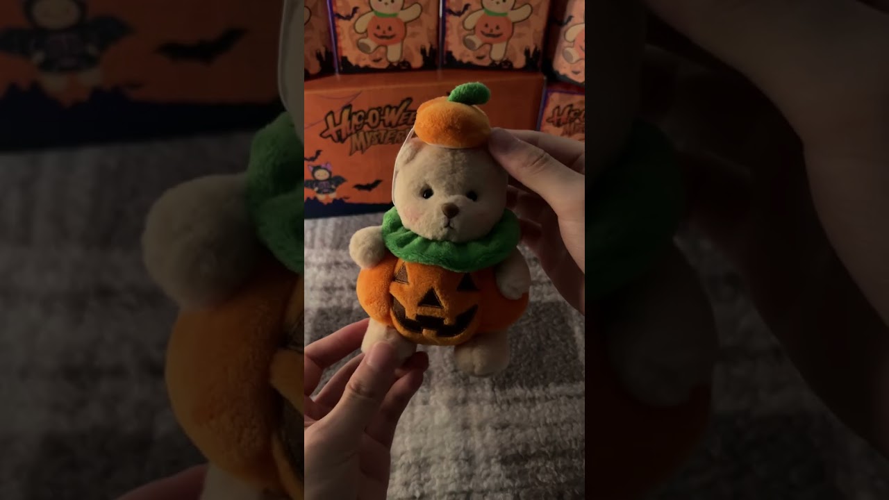Getahug Hug-o'-Ween Series Mini Bear Plush Blind Box | Halloween Limited Edition 5.9 Inches Pendant Keychains Bag Charm Gifts