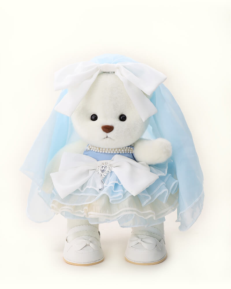 Getahug The Blue Ocean Heart Bear | Handmade Jointed Teddy Bear Gift