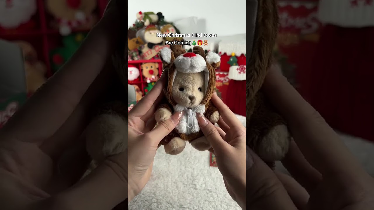 Getahug Christmas Series Mini Bear Blindbox | Christmas Limited Edition 5.9 Inches Plush Pendant Keychains Bag Charm Gifts