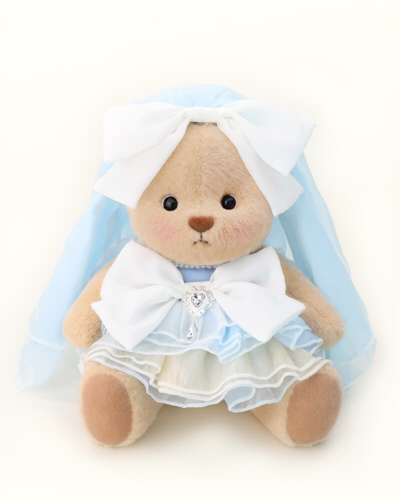 Getahug The Blue Ocean Heart Bear | Handmade Jointed Teddy Bear Gift