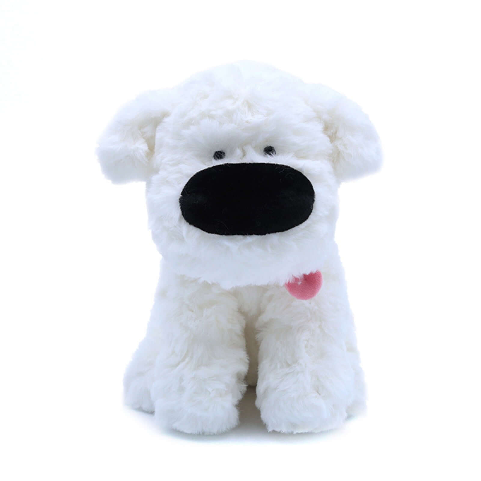 Big Nosed Puppy Friend with Retractable Tongue, White · 9.06 Inches