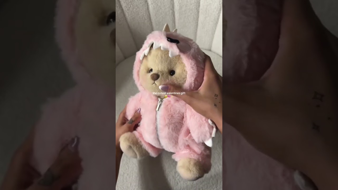 Getahug Furry Dino Bear | Handmade Jointed Teddy Bear Gift