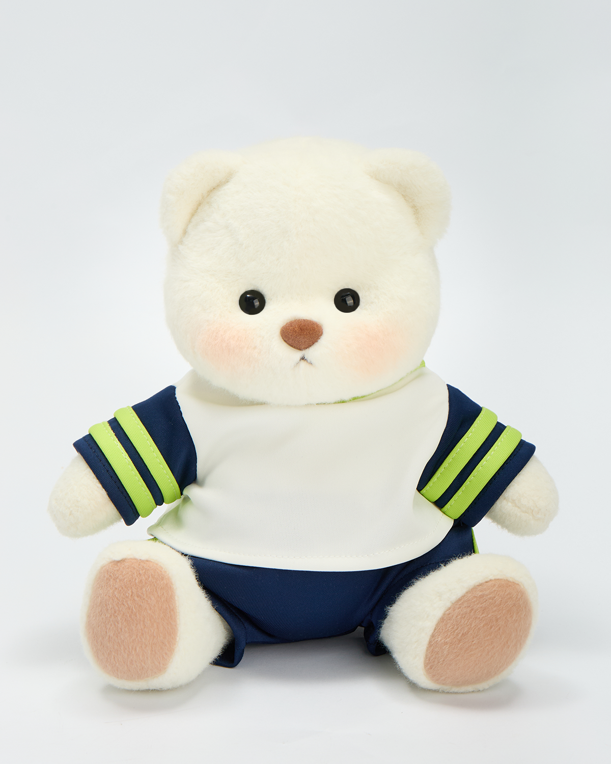Getahug White T-shirt Bear | Handmade Jointed Teddy Bear Gift