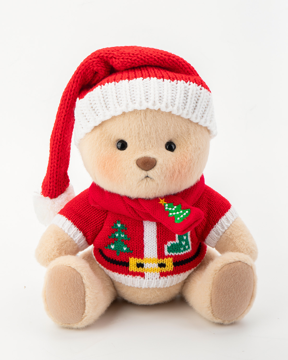 Getahug Christmas Red Sweater Bear | Handmade Christmas Gift