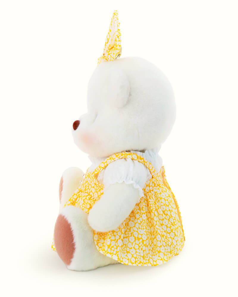 Getahug Yellow Floral Skirt Bear | Handmade Jointed Teddy Bear Gift